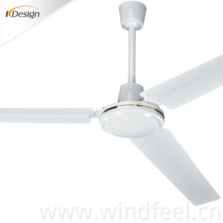 Foshan perfect noiseless three plastic blade silvery 3 blades office energy saving paddle ceiling fans